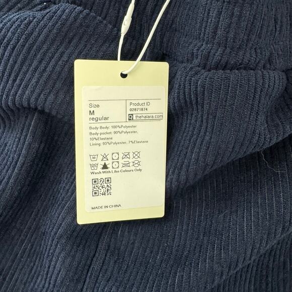 NEW High Waisted Side Pocket Straight Leg Mop Corduroy Medium - Picture 5 of 7